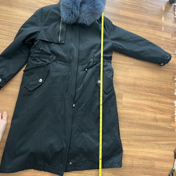 Rabbit fur Parka with a great hood. Gently loved sold as is ~, - Picture 5 of 16